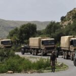 Pakistan Afghanistan Border Conflict map