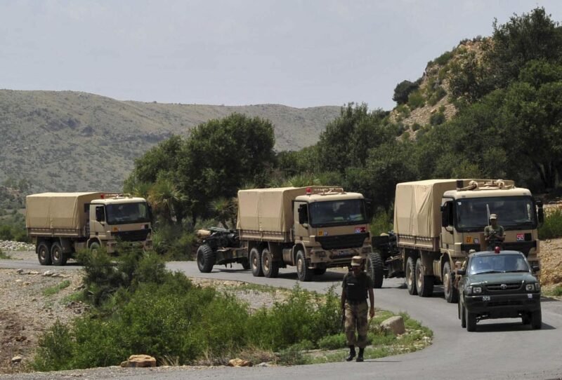 Pakistan Afghanistan Border Conflict map