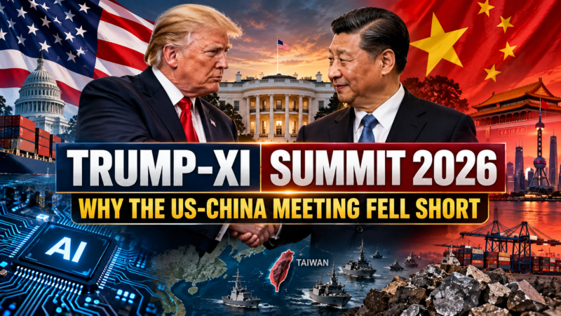 Trump-Xi Summit 2026: Why the US-China Meeting Fell Short of Major Breakthroughs Trump Xi Summit 2026
